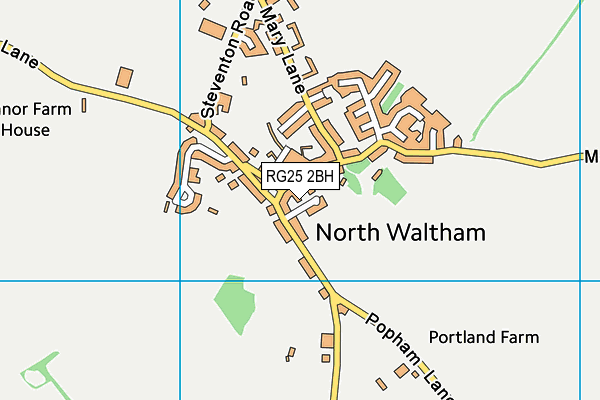 RG25 2BH map - OS VectorMap District (Ordnance Survey)