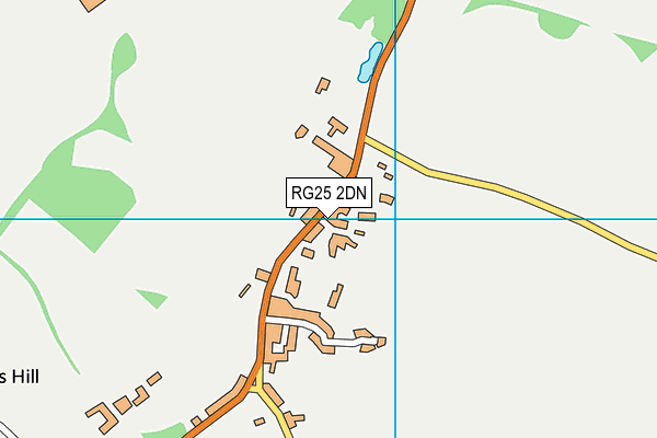 RG25 2DN map - OS VectorMap District (Ordnance Survey)