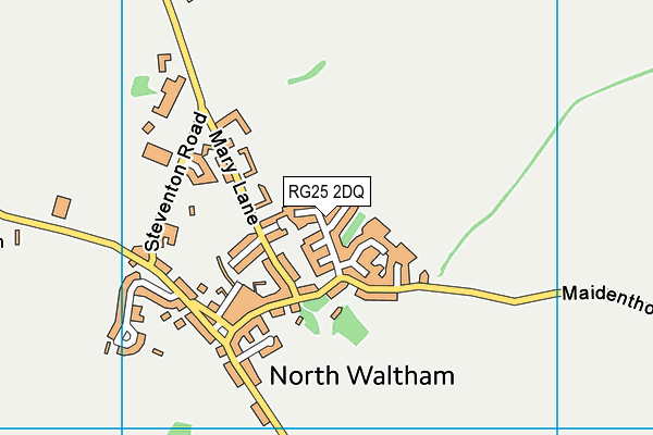 RG25 2DQ map - OS VectorMap District (Ordnance Survey)