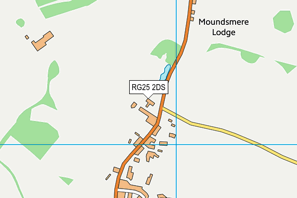 RG25 2DS map - OS VectorMap District (Ordnance Survey)