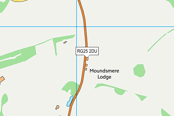 RG25 2DU map - OS VectorMap District (Ordnance Survey)