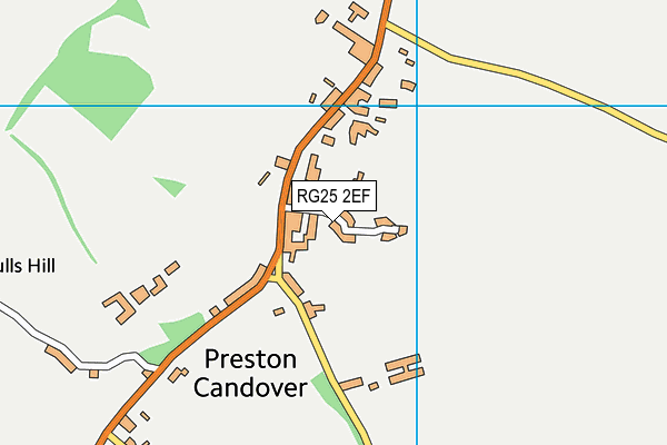 RG25 2EF map - OS VectorMap District (Ordnance Survey)