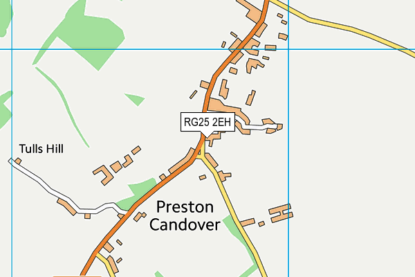 RG25 2EH map - OS VectorMap District (Ordnance Survey)