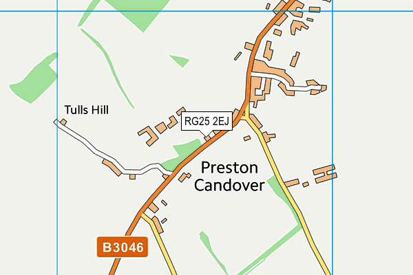 RG25 2EJ map - OS VectorMap District (Ordnance Survey)