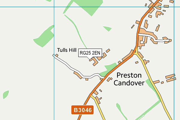 RG25 2EN map - OS VectorMap District (Ordnance Survey)