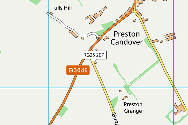 RG25 2EP map - OS VectorMap District (Ordnance Survey)