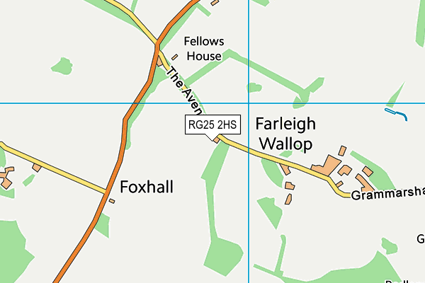 Farleigh Wallop Estate map (RG25 2HS) - OS VectorMap District (Ordnance Survey)