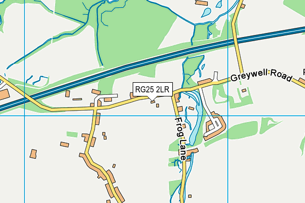 RG25 2LR map - OS VectorMap District (Ordnance Survey)