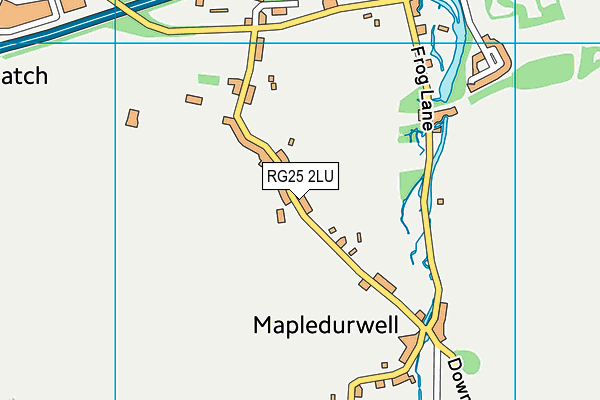 Mapledurwell Recreation Ground map (RG25 2LU) - OS VectorMap District (Ordnance Survey)