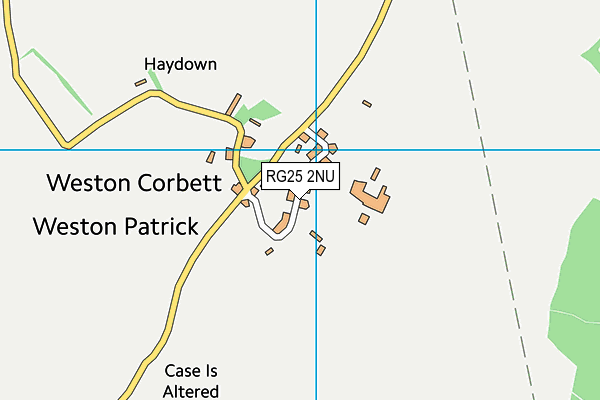 RG25 2NU map - OS VectorMap District (Ordnance Survey)