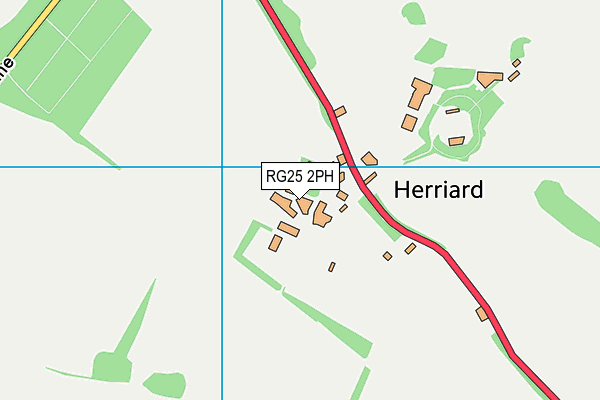 RG25 2PH map - OS VectorMap District (Ordnance Survey)