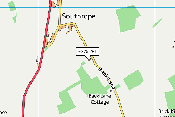 RG25 2PT map - OS VectorMap District (Ordnance Survey)