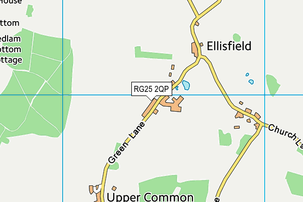 RG25 2QP map - OS VectorMap District (Ordnance Survey)