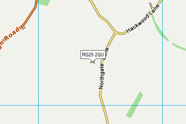 RG25 2QU map - OS VectorMap District (Ordnance Survey)