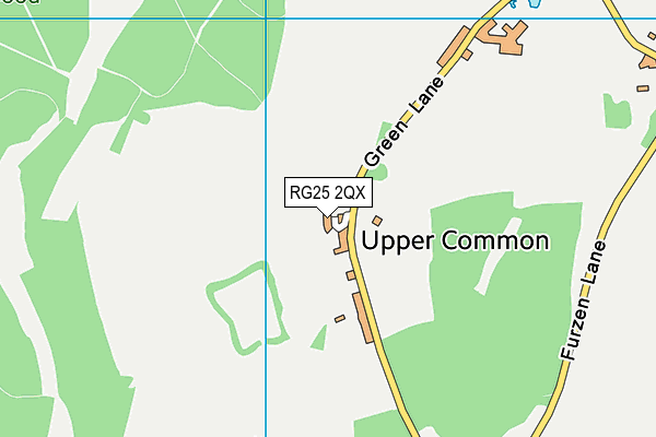 RG25 2QX map - OS VectorMap District (Ordnance Survey)