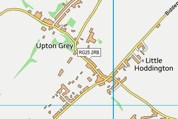 RG25 2RB map - OS VectorMap District (Ordnance Survey)