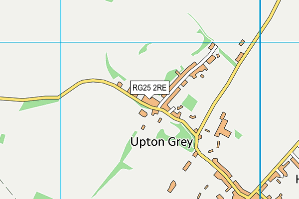 RG25 2RE map - OS VectorMap District (Ordnance Survey)