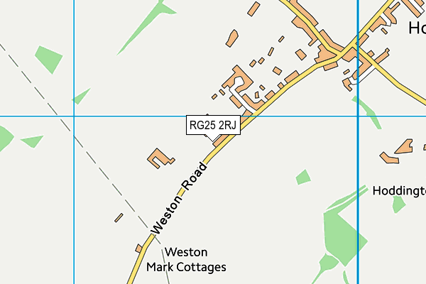 RG25 2RJ map - OS VectorMap District (Ordnance Survey)