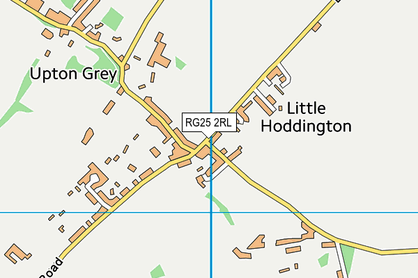 RG25 2RL map - OS VectorMap District (Ordnance Survey)