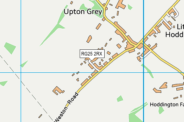 RG25 2RX map - OS VectorMap District (Ordnance Survey)