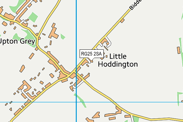 RG25 2SA map - OS VectorMap District (Ordnance Survey)