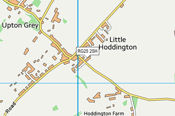 RG25 2SH map - OS VectorMap District (Ordnance Survey)