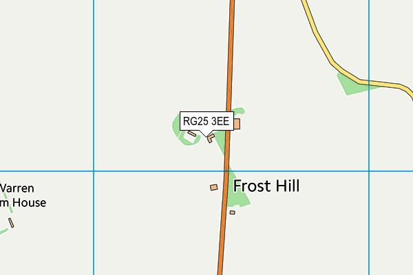 RG25 3EE map - OS VectorMap District (Ordnance Survey)