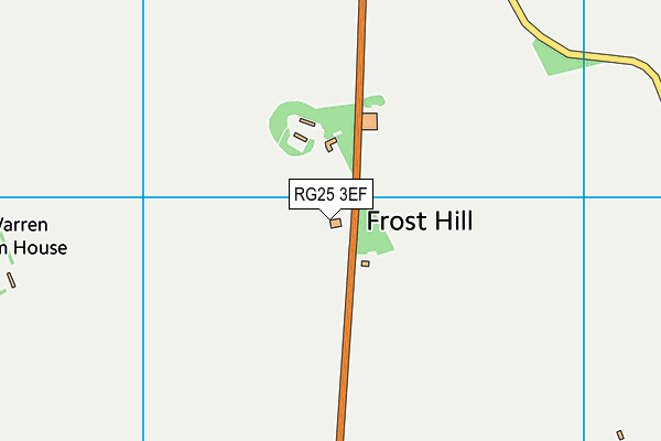 RG25 3EF map - OS VectorMap District (Ordnance Survey)