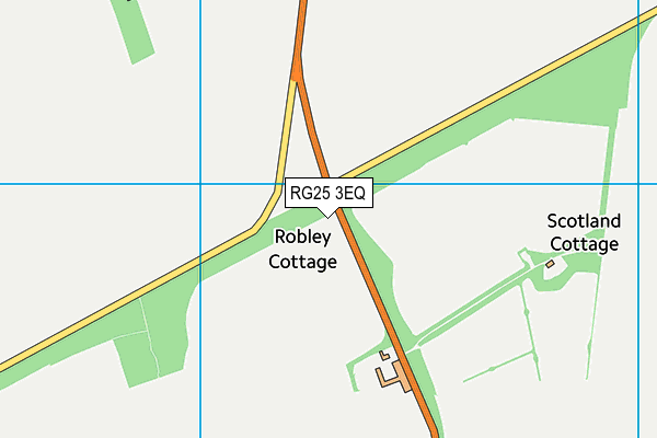 RG25 3EQ map - OS VectorMap District (Ordnance Survey)