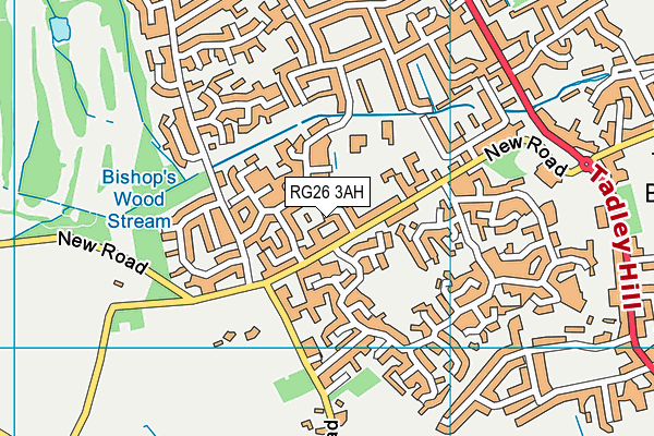 RG26 3AH map - OS VectorMap District (Ordnance Survey)