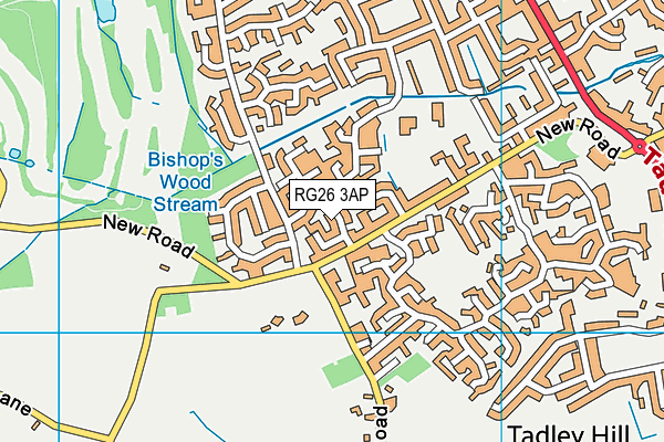 RG26 3AP map - OS VectorMap District (Ordnance Survey)