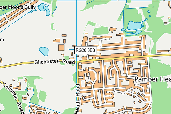 RG26 3EB map - OS VectorMap District (Ordnance Survey)