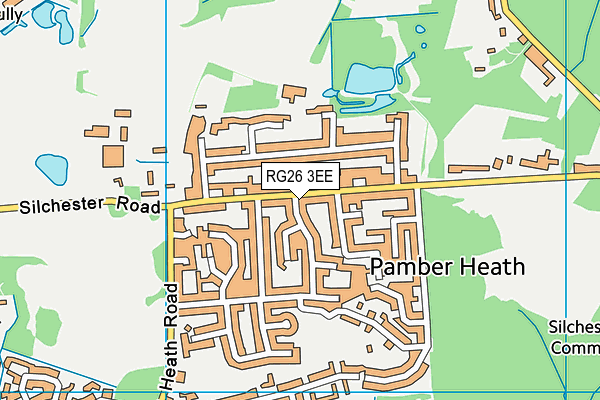 RG26 3EE map - OS VectorMap District (Ordnance Survey)