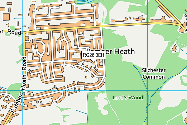 RG26 3EH map - OS VectorMap District (Ordnance Survey)