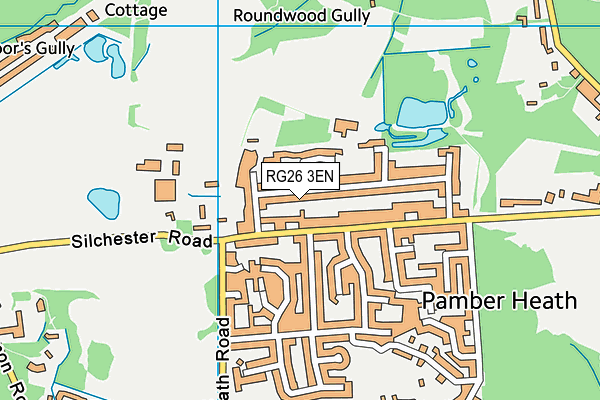 RG26 3EN map - OS VectorMap District (Ordnance Survey)