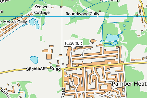 RG26 3ER map - OS VectorMap District (Ordnance Survey)