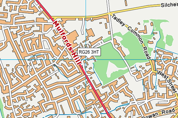 RG26 3HT map - OS VectorMap District (Ordnance Survey)