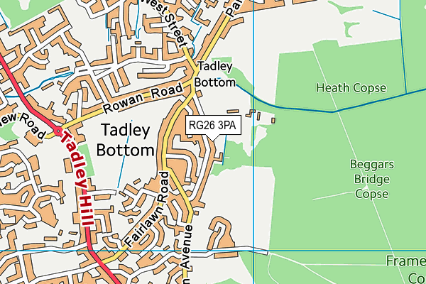 Map of BULLEY'S GROUND MAINTENANCE LIMITED at district scale
