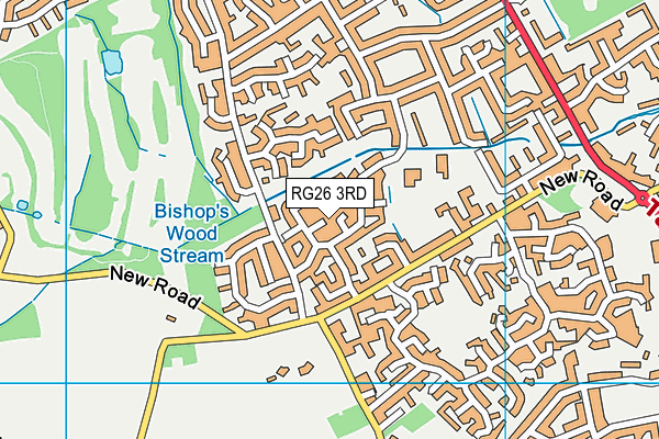 RG26 3RD map - OS VectorMap District (Ordnance Survey)