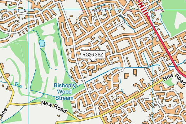 RG26 3SZ map - OS VectorMap District (Ordnance Survey)