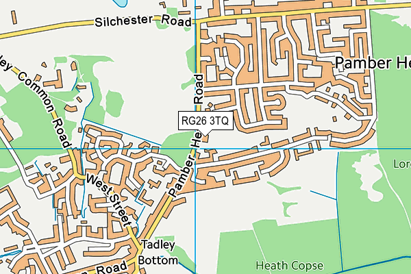 RG26 3TQ map - OS VectorMap District (Ordnance Survey)