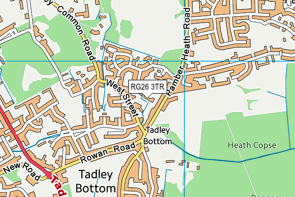 RG26 3TR map - OS VectorMap District (Ordnance Survey)