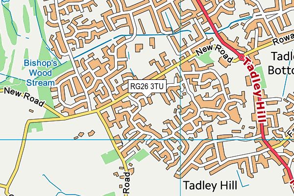 RG26 3TU map - OS VectorMap District (Ordnance Survey)