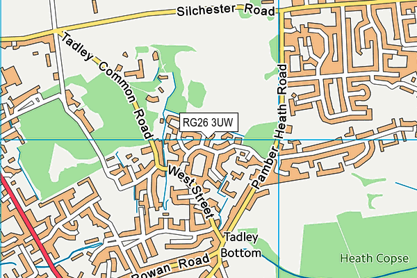 RG26 3UW map - OS VectorMap District (Ordnance Survey)