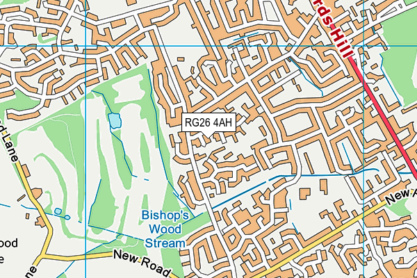 RG26 4AH map - OS VectorMap District (Ordnance Survey)