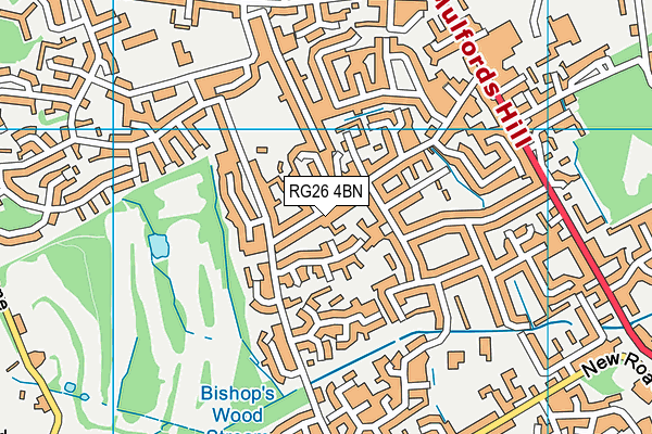 RG26 4BN map - OS VectorMap District (Ordnance Survey)