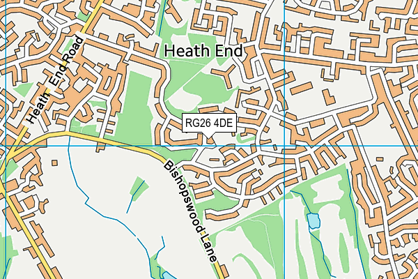 RG26 4DE map - OS VectorMap District (Ordnance Survey)