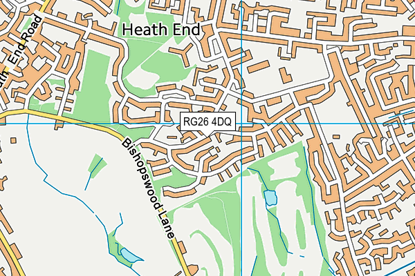 RG26 4DQ map - OS VectorMap District (Ordnance Survey)