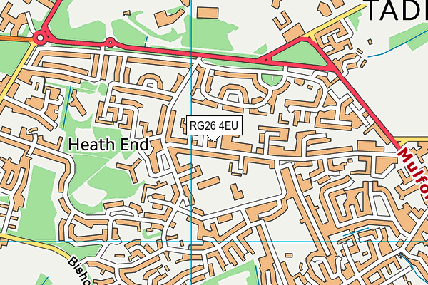 RG26 4EU map - OS VectorMap District (Ordnance Survey)