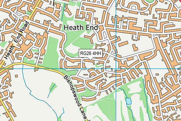 RG26 4HH map - OS VectorMap District (Ordnance Survey)